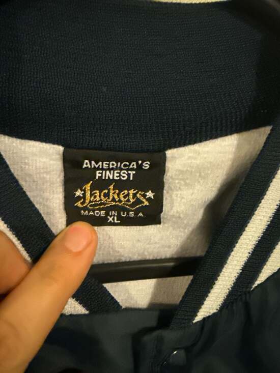 Vintage America's Finest Jackets Kelsey-Hayes Fenton Nylon Satin Bomber Jacket X - Picture 3 of 4